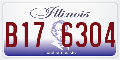 IL license plate B176304
