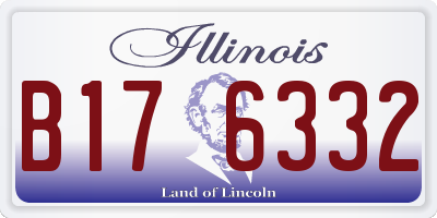 IL license plate B176332
