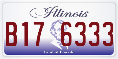 IL license plate B176333