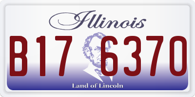 IL license plate B176370