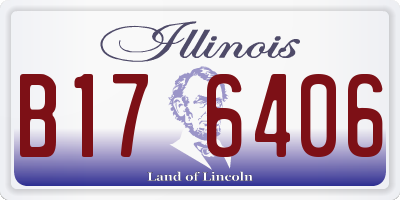 IL license plate B176406