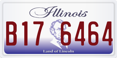 IL license plate B176464