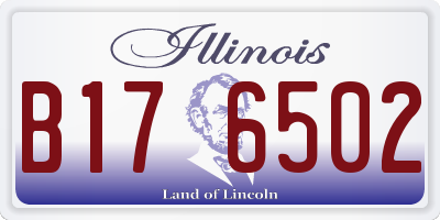 IL license plate B176502
