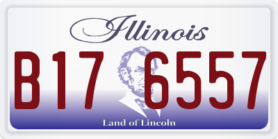 IL license plate B176557