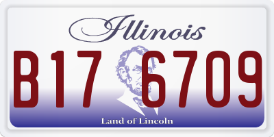 IL license plate B176709