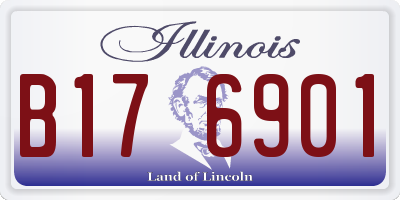 IL license plate B176901