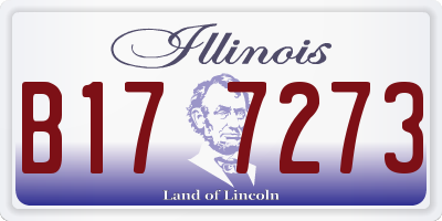 IL license plate B177273