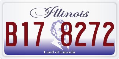 IL license plate B178272