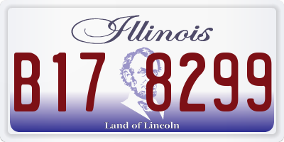 IL license plate B178299