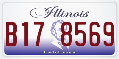 IL license plate B178569