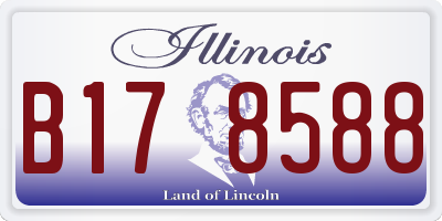 IL license plate B178588