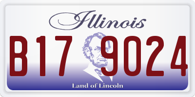 IL license plate B179024