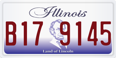 IL license plate B179145