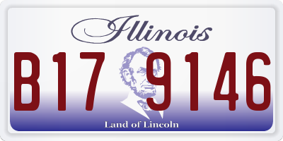 IL license plate B179146