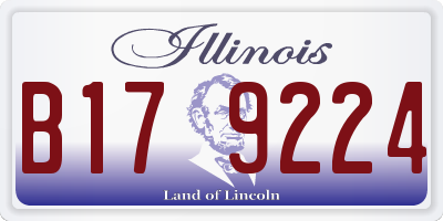 IL license plate B179224