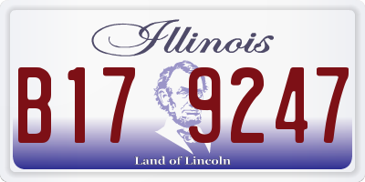 IL license plate B179247