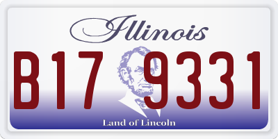 IL license plate B179331