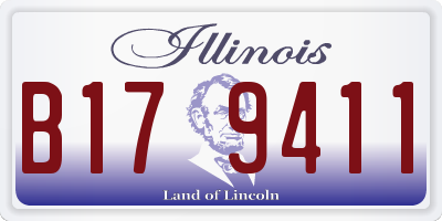IL license plate B179411