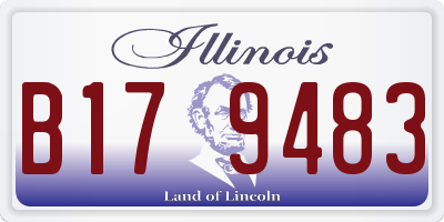 IL license plate B179483