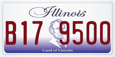 IL license plate B179500