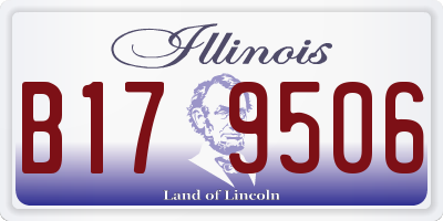 IL license plate B179506