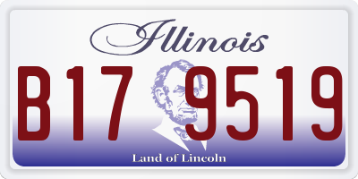 IL license plate B179519