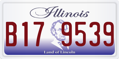 IL license plate B179539