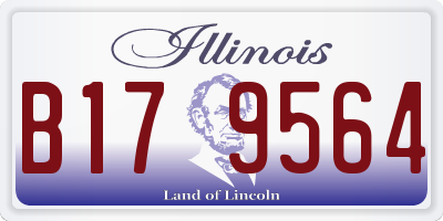 IL license plate B179564