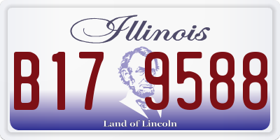 IL license plate B179588