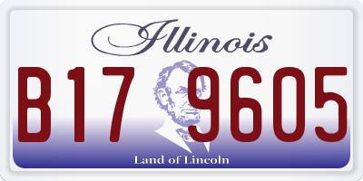 IL license plate B179605