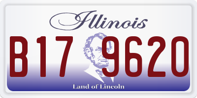 IL license plate B179620