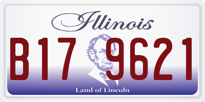 IL license plate B179621