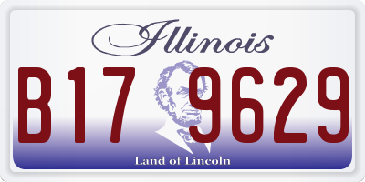 IL license plate B179629