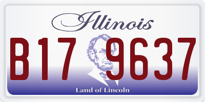 IL license plate B179637