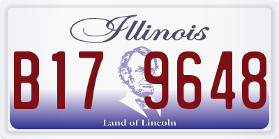 IL license plate B179648