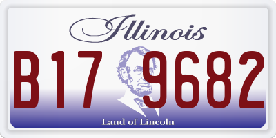 IL license plate B179682