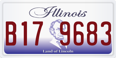 IL license plate B179683