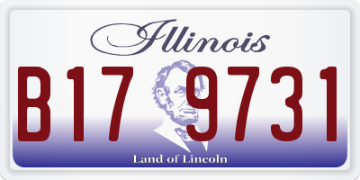 IL license plate B179731
