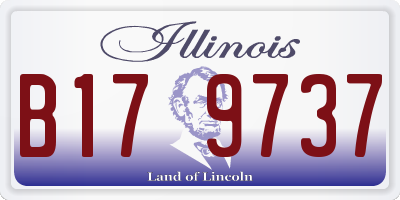 IL license plate B179737