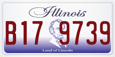 IL license plate B179739