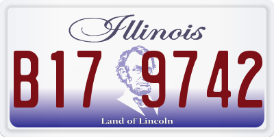 IL license plate B179742