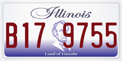 IL license plate B179755