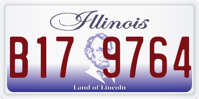 IL license plate B179764