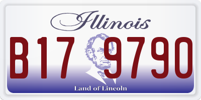 IL license plate B179790