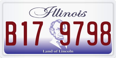 IL license plate B179798