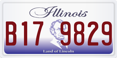 IL license plate B179829