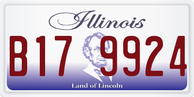 IL license plate B179924