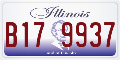 IL license plate B179937