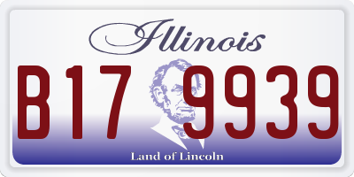 IL license plate B179939