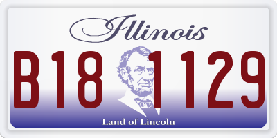 IL license plate B181129